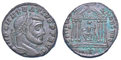 Massenzio, 306-312. Follis, Anni 311-312. Roma.