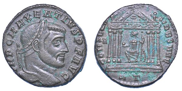 MASSENZIO, 306-312. Follis, anni 311-312. Roma.