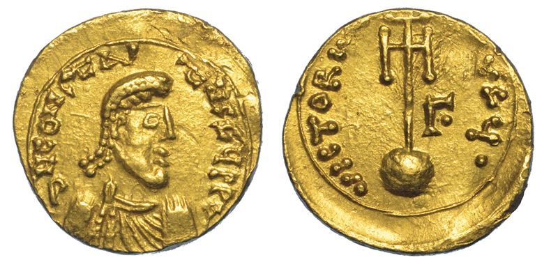COSTANTE II, 641-668. Semisse, anni 659-660. Siracusa.  - Asta Numismatica - I - Cambi Casa d'Aste