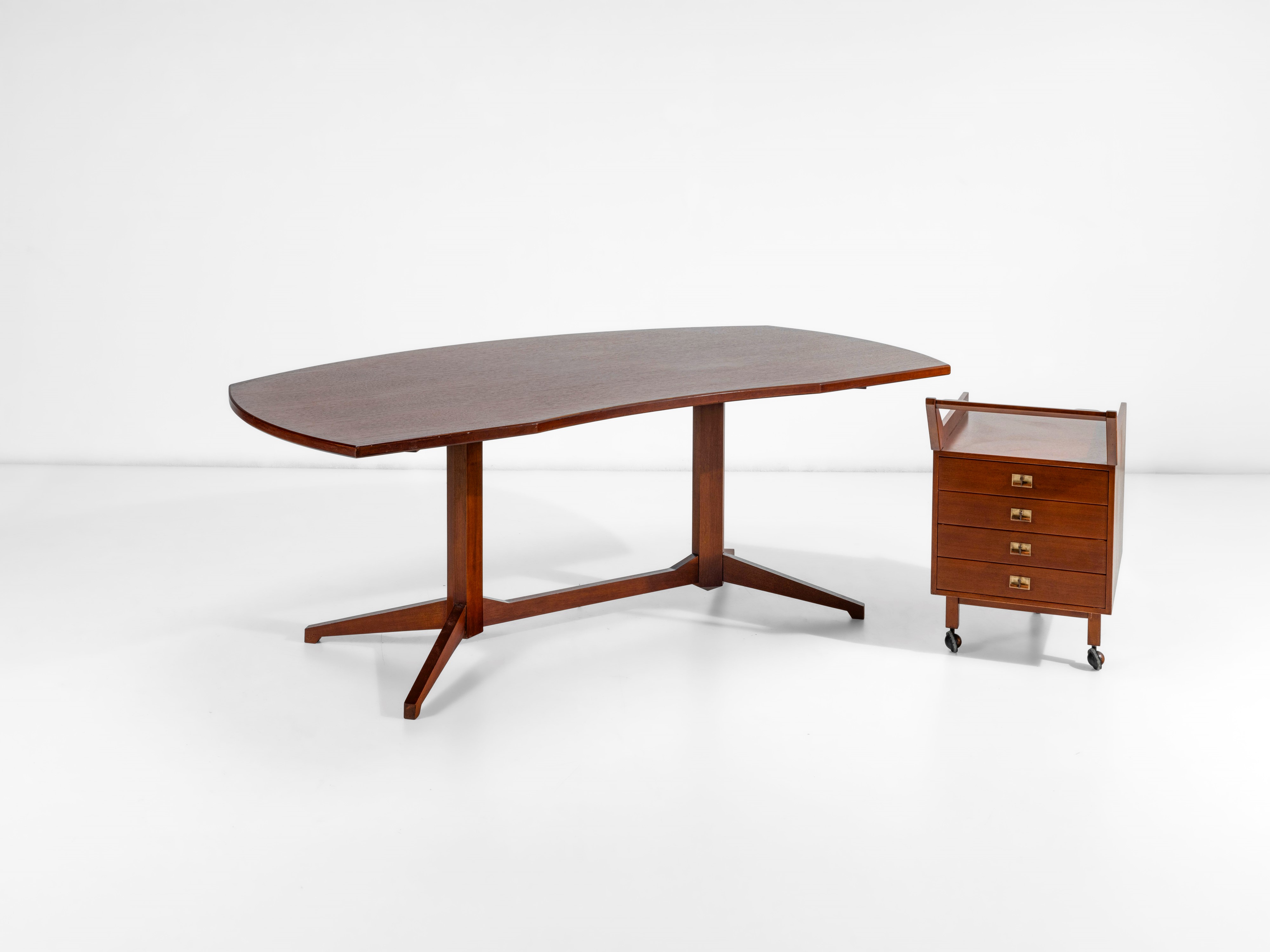 Franco Albini e Franca Helg - Scrivania Mod. T22 con Cassettiera