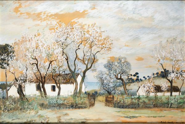 Michele Cascella - Veduta di Pescara