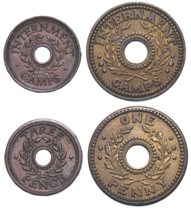 AUSTRALIA - II GUERRA MONDIALE. Lotto di due gettoni.  - Auction Numismatics - Medals and popes - II - Cambi Casa d'Aste
