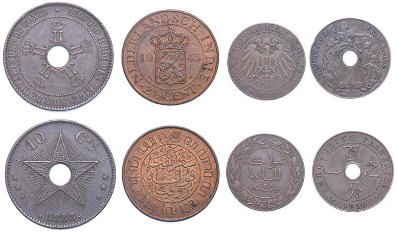 COLONIE EUROPEE. Lotto di quattro monete.  - Asta Numismatica - I - Cambi Casa d'Aste