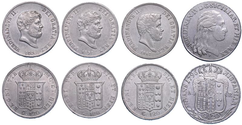NAPOLI. Lotto di quattro monete.  - Auction Numismatics - I - Cambi Casa d'Aste