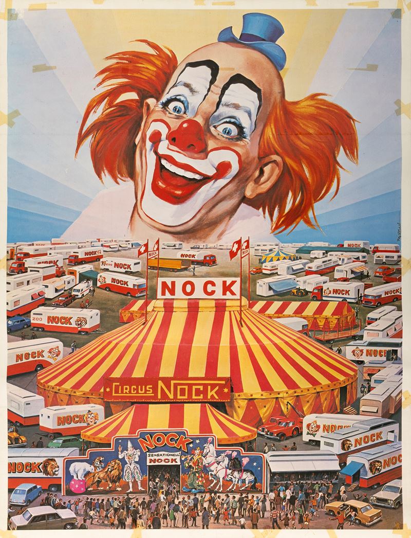 Marcello Colizzi : Circo Nock  - Auction Vintage Posters and Collectible - Cambi Casa d'Aste