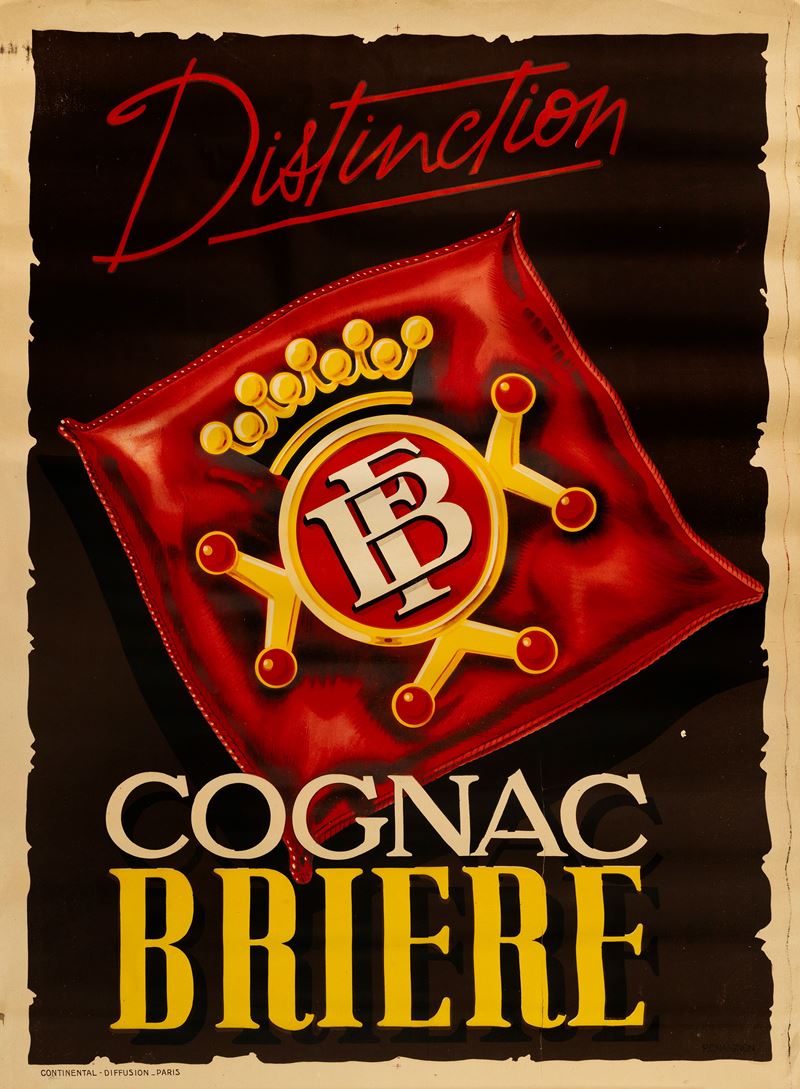 P. Chaignon : Cognac Briere  - Auction Vintage Posters and Collectible - Cambi Casa d'Aste