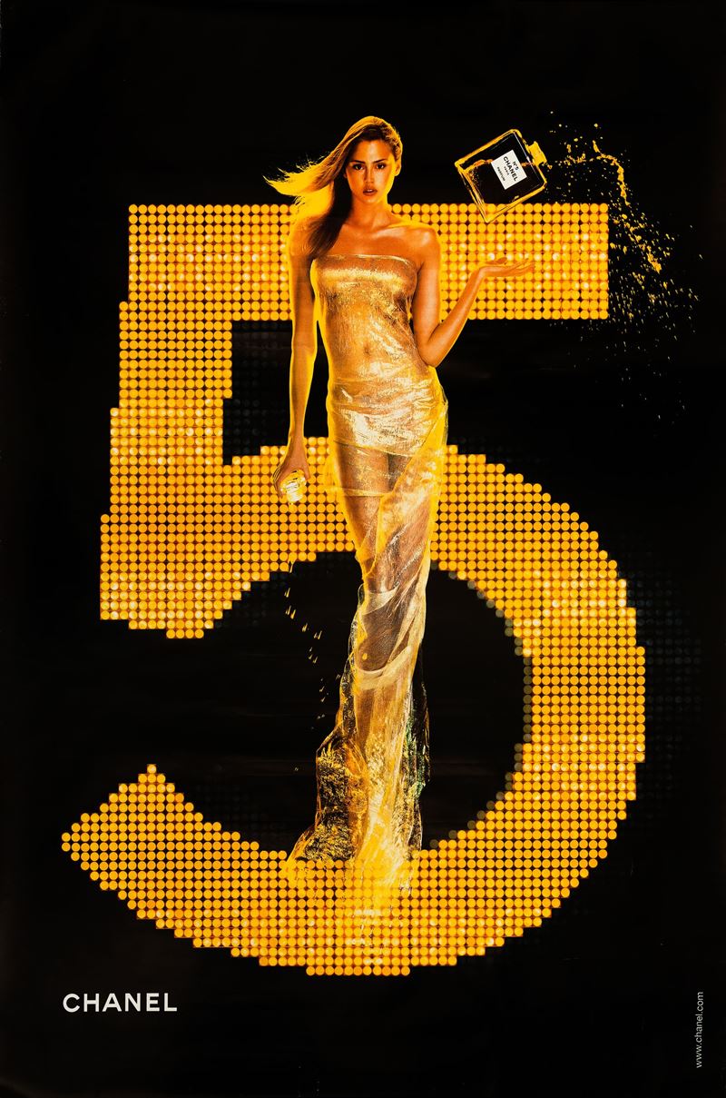Jean Paul Goude : Chanel N.5  - Asta Manifesti e Collectible - Cambi Casa d'Aste
