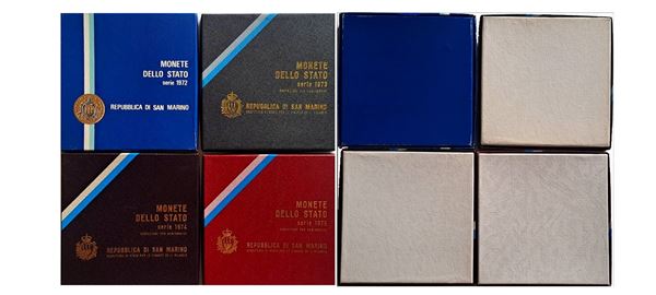 San Marino 1972-1975. 4 divisionali.