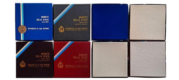 San Marino 1972-1975. 4 divisionali.