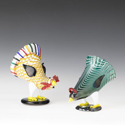 Venini, Murano 1993 Gallo e Gallina