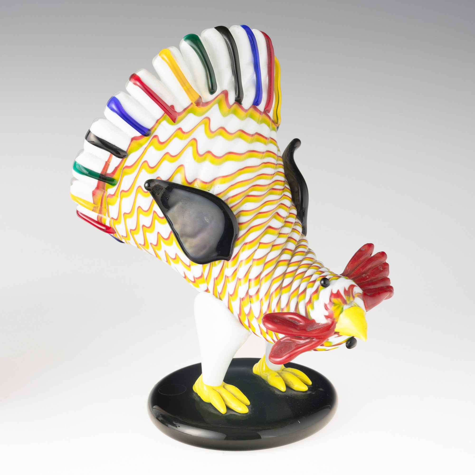 Fulvio Bianconi - Venini, Murano 1993 Gallo e Gallina