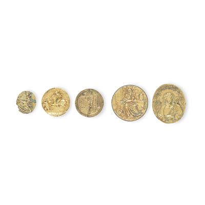 Insieme di Trentadue Placchette. Varie Epoche e Manifatture, dal XVI al XVIII Secolo
