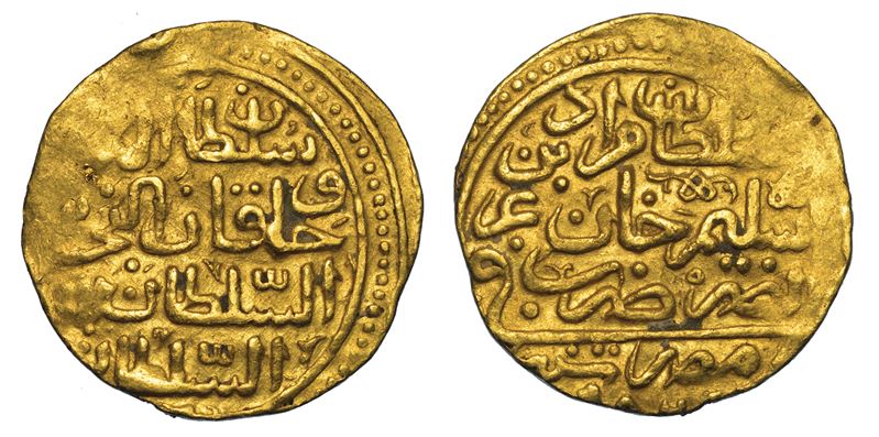 IMPERO OTTOMANO. MURAD III, 1574-1595 (982-1003). Sultani 982 (1574).  - Asta Numismatica - I - Cambi Casa d'Aste