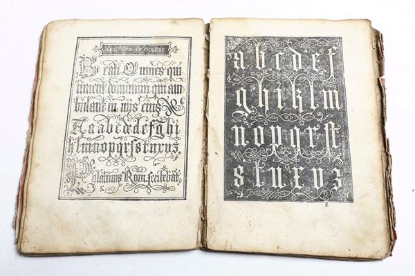Palatino Giovanni Battista (1515-1575) Libro di M. Giouambattista Palatino cittadino romano, nel qual s'insegna ogni sorte lettera, antica, & moderna... In Roma, per Antonio Blado asolano, il mese di settembre 1553
