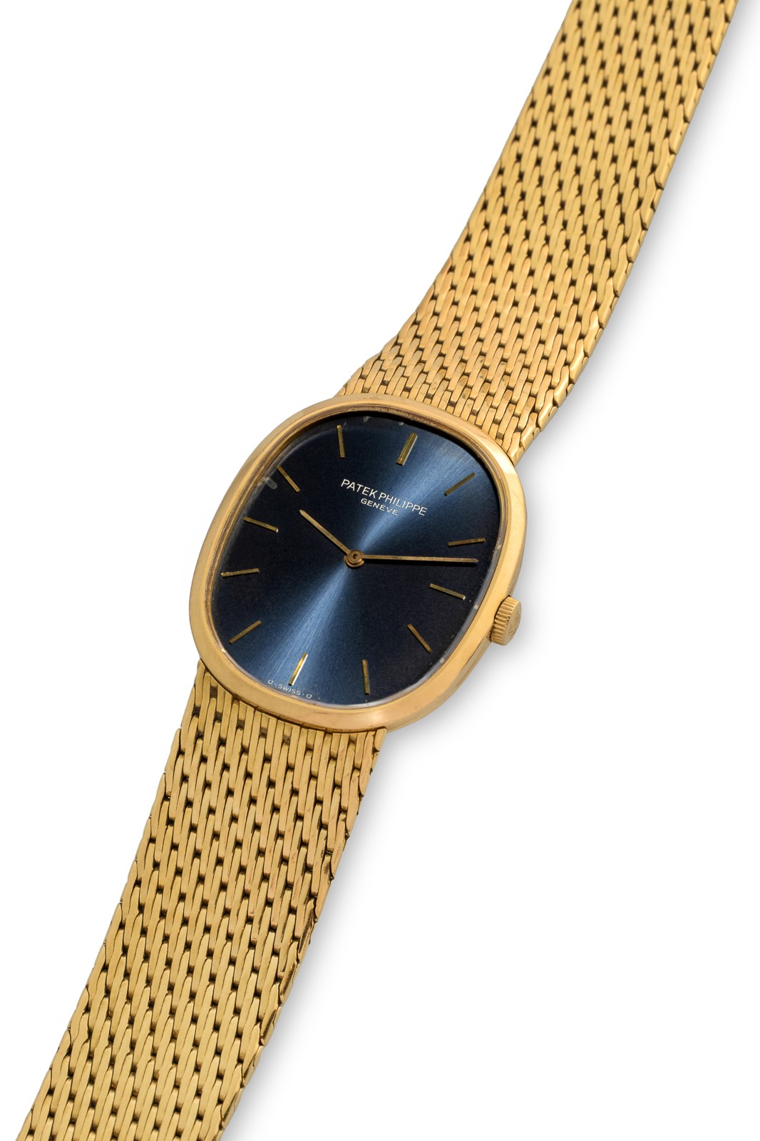Patek Philippe - Ellipse ref 3748/1, orologio in oro giallo 18k con bracciale integrato e quadran...