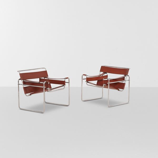Marcel Breuer - Due poltrone mod. B3 Wassily