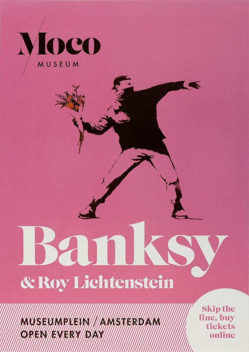 Banksy e Roy Lichtenstein : MOCO - Museum Amsterdam  - Asta Manifesti e Collectible - Cambi Casa d'Aste