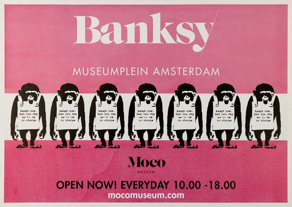 Banksy - MOCO Museum ( scimmie )