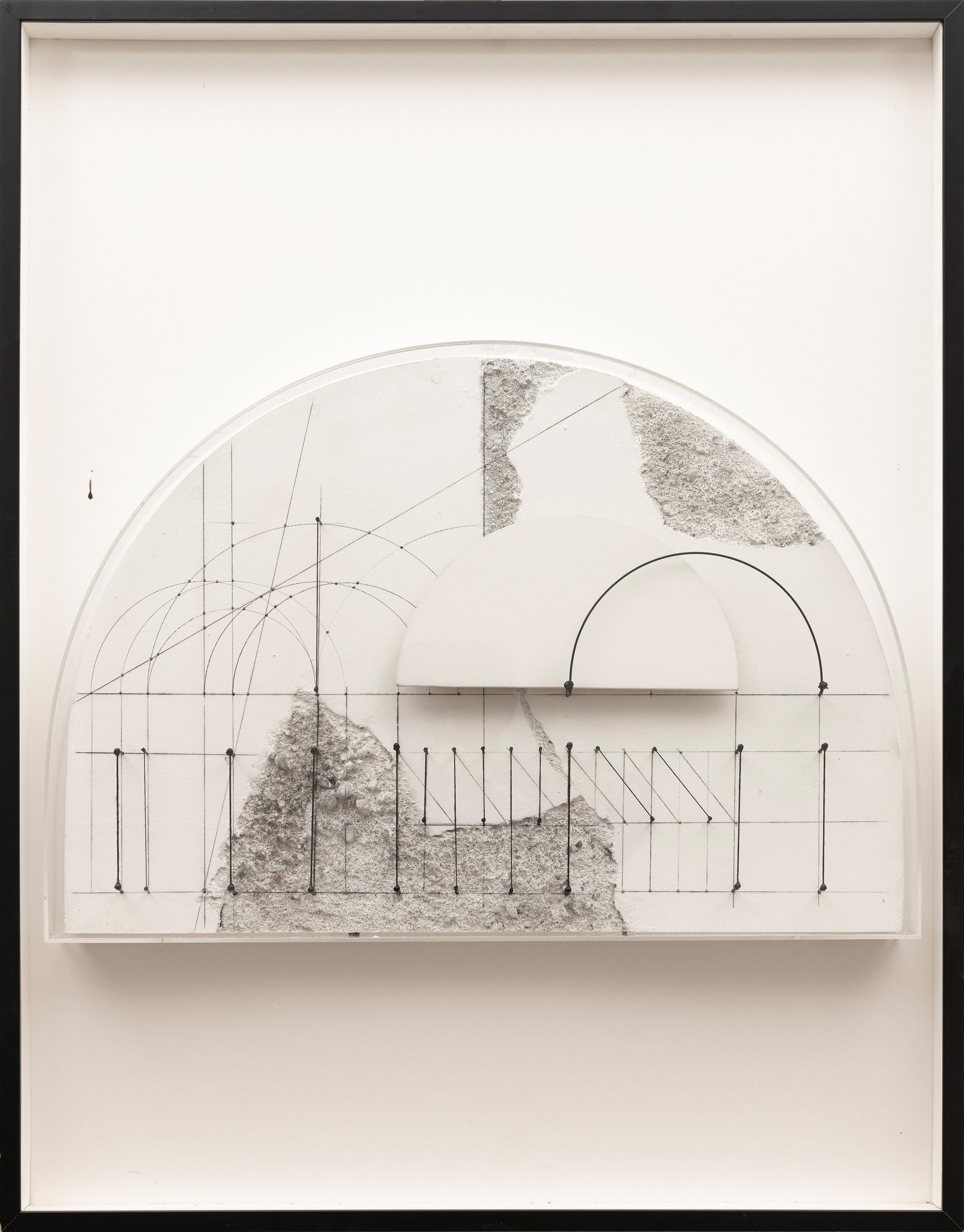 Walter Valentini - Senza titolo - tecnica mista e collage su tavola