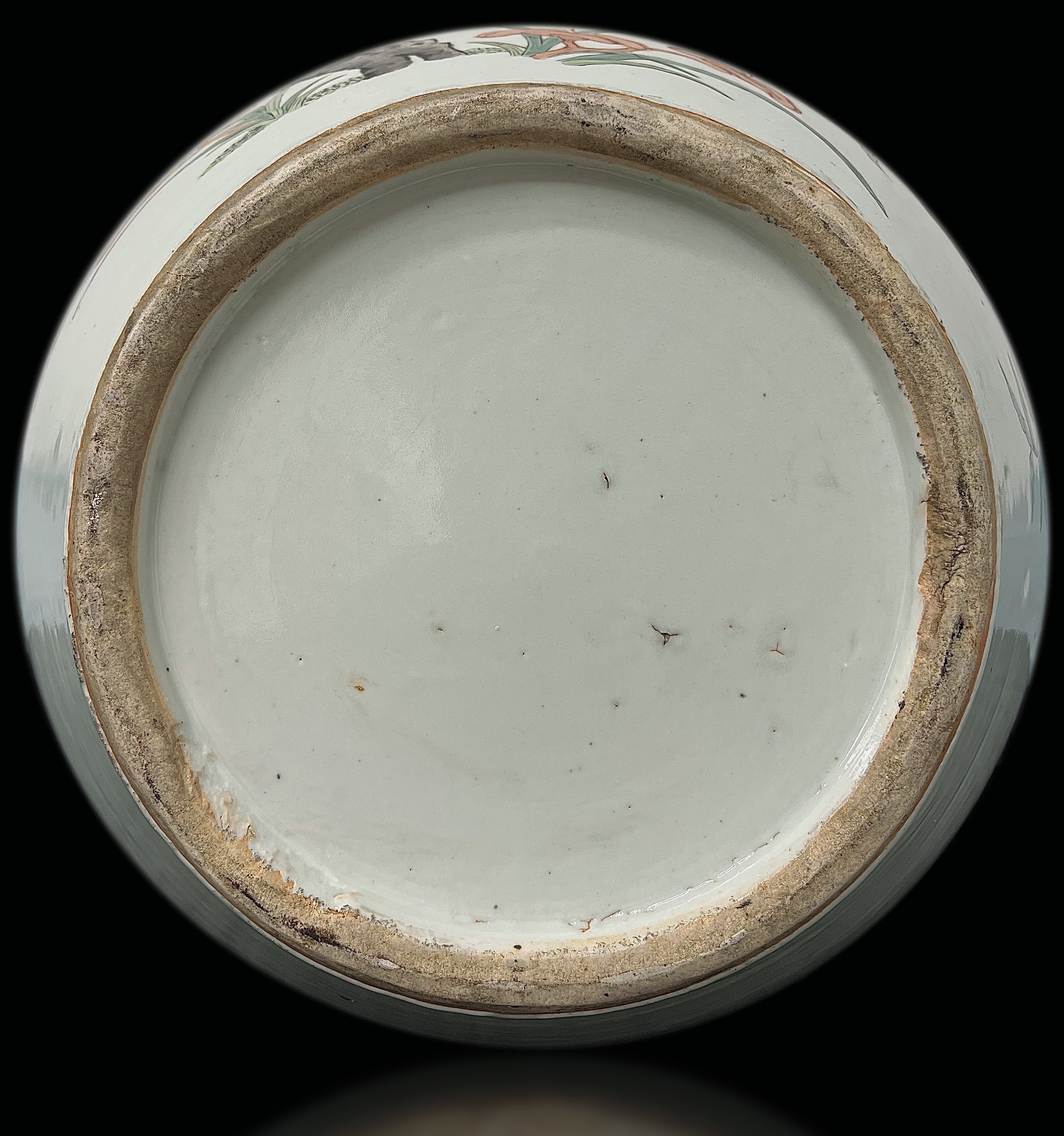 Vaso in Porcellana a Nove Pesche, Cina, Dinastia Qing, Epoca Dao Guang (1821-1850)