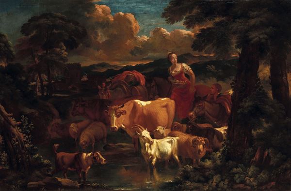 Paesaggio con il viaggio di Giacobbe 