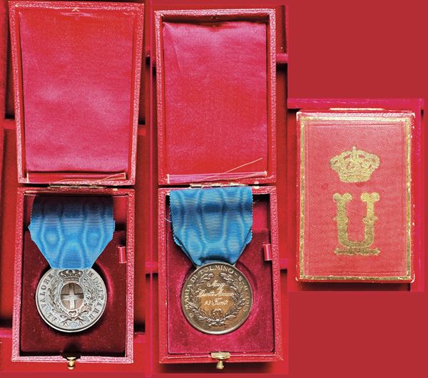 REGNO D’ITALIA. VITTORIO EMANUELE III DI SAVOIA, 1900-1946. Medaglia in bronzo al Valore Militare.