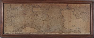 Cartina Geografica Raffigurante il Delta del Po