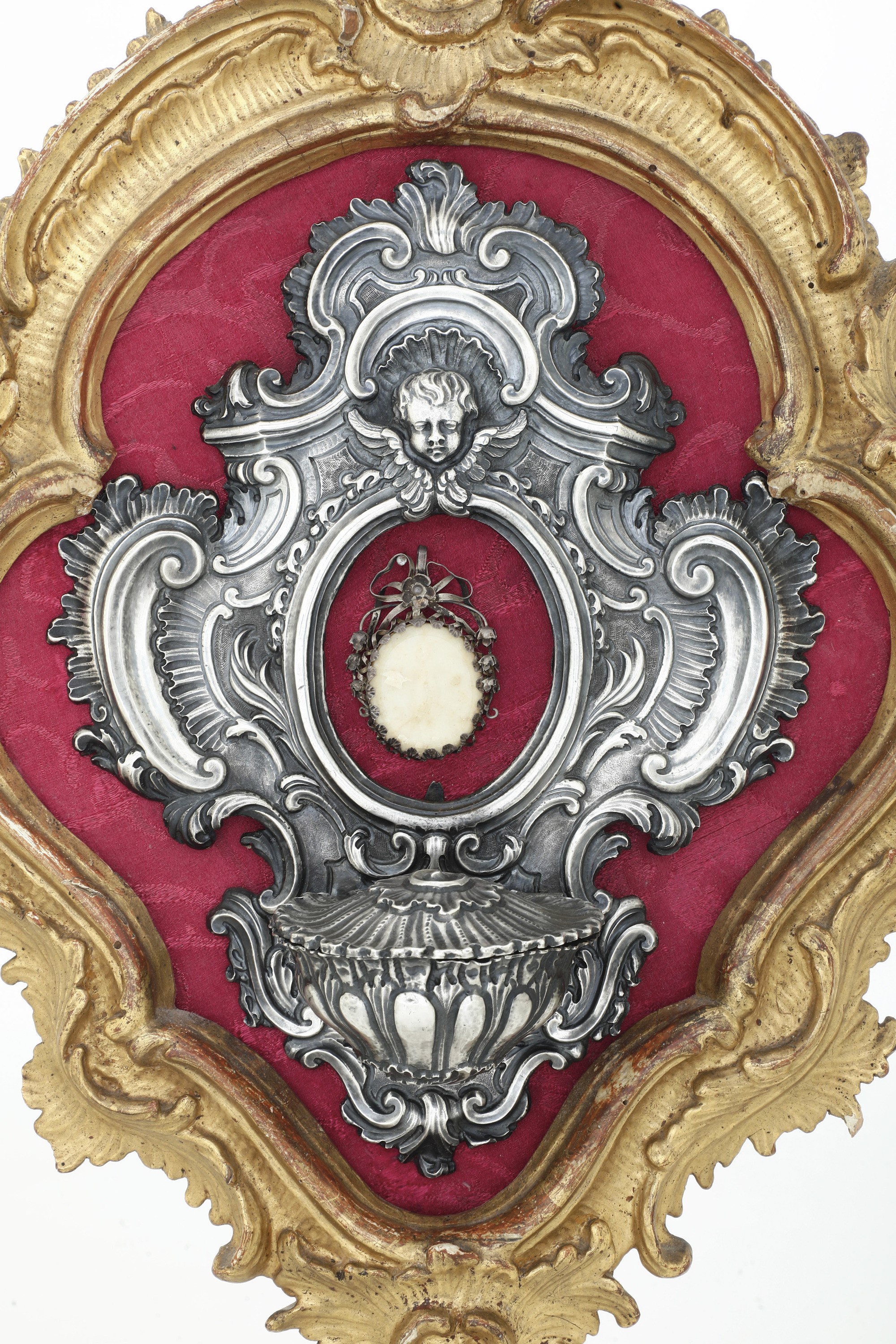 Differenti Manifatture Genovesi del XVII-XVIII Secolo Acquasantiera