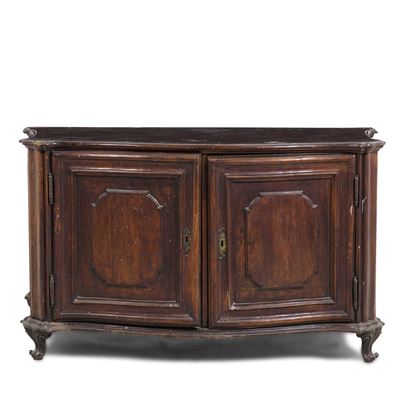 Credenza in Noce Luigi XIV a Due Ante. XVIII Secolo