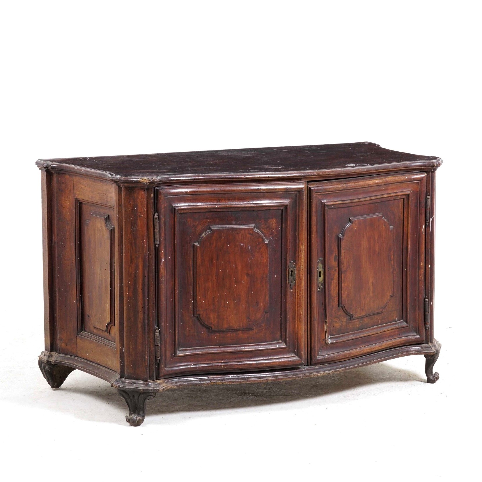Credenza in Noce Luigi XIV a Due Ante. XVIII Secolo