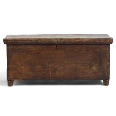 Piccola Cassapanca in Legno. XIX Secolo
