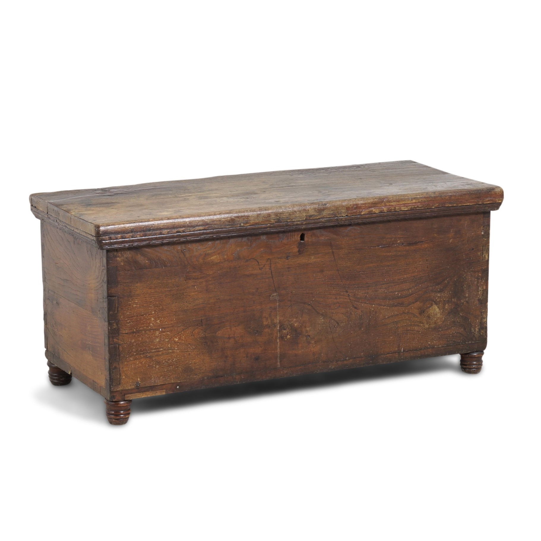 Piccola Cassapanca in Legno. XIX Secolo