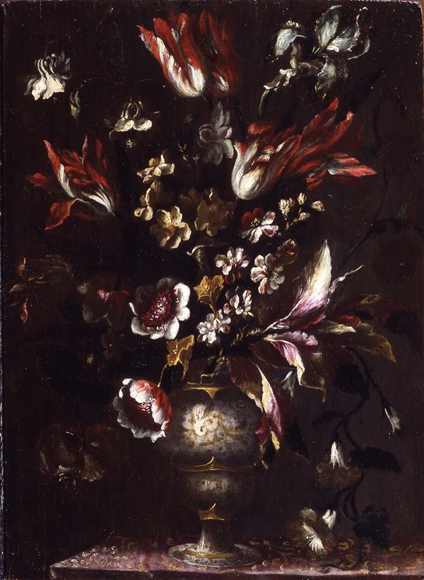 Natura morta con vaso di fiori