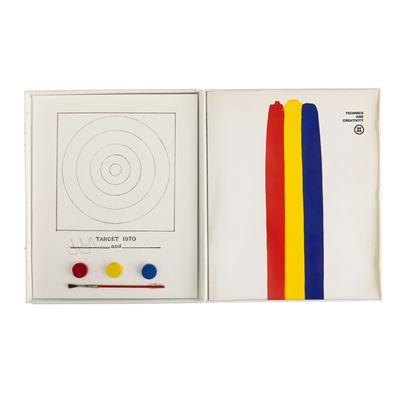 Target - da Technics and Creativity, multiplo con litografia offset e acquerello