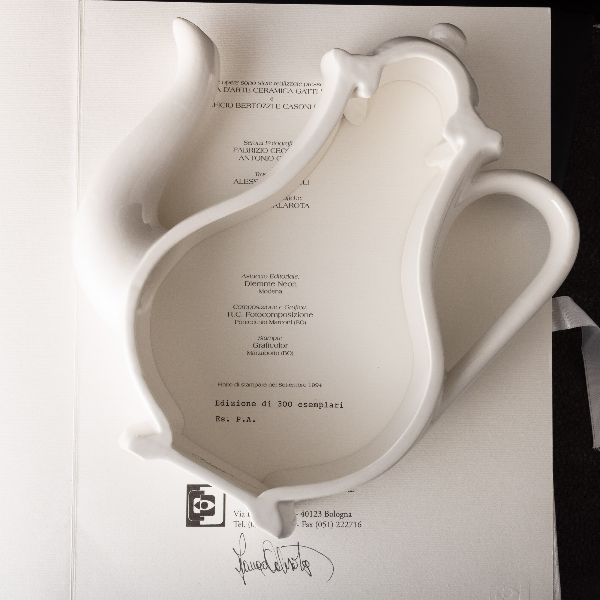 Fernandez Arman - Scultura in ceramica smaltata
