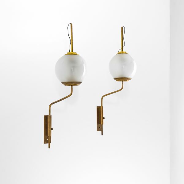 Luigi Caccia Dominioni - Due lampade a parete mod. LP11