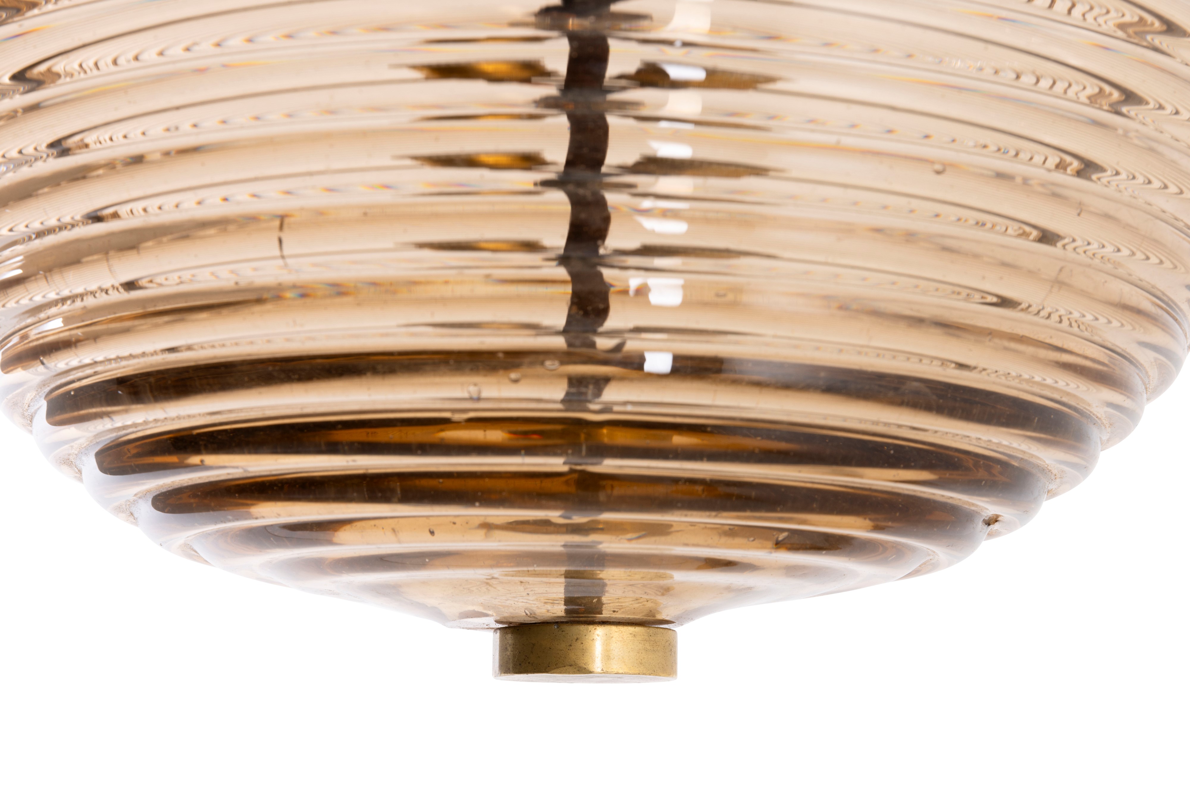 Seguso - Due Lampade a Sospensione.