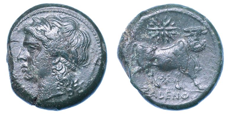 CAMPANIA - CALES. Bronzo, 317-280 a.C.  - Asta Numismatica - I - Cambi Casa d'Aste
