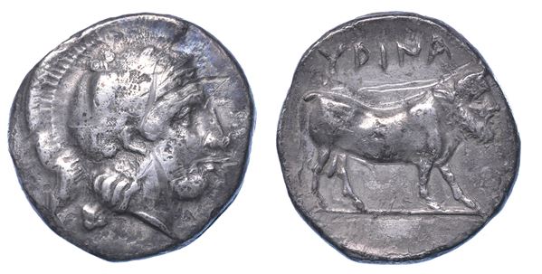 CAMPANIA - HYRIA. Didracma, 405-385 a.C.