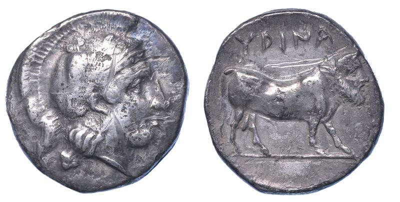CAMPANIA - HYRIA. Didracma, 405-385 a.C.  - Asta Numismatica - I - Cambi Casa d'Aste
