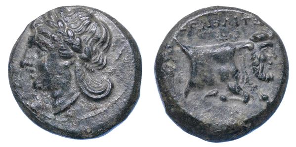 CAMPANIA - NEAPOLIS. Bronzo, 300-275 a.C.