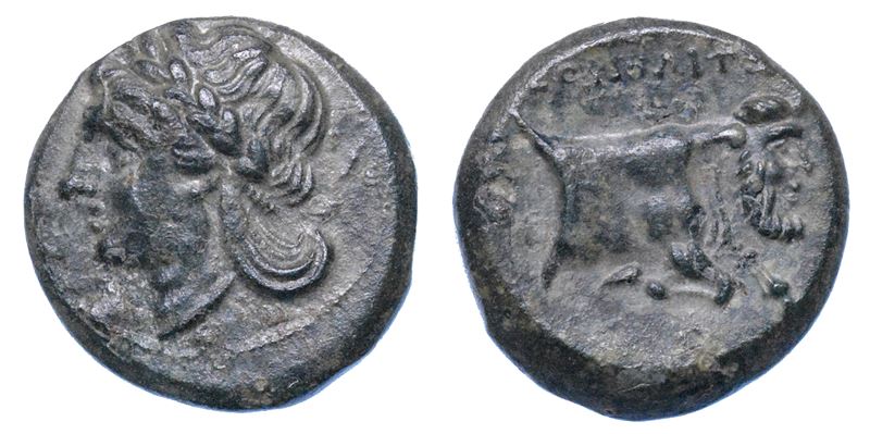CAMPANIA - NEAPOLIS. Bronzo, 300-275 a.C.  - Asta Numismatica - I - Cambi Casa d'Aste