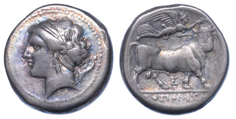 CAMPANIA - NEAPOLIS. Didracma, 275-250 a.C.  - Asta Numismatica - I - Cambi Casa d'Aste