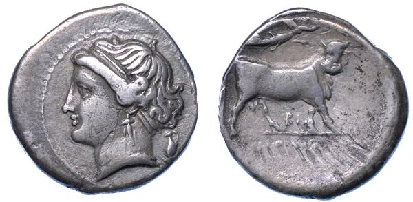 CAMPANIA - NEAPOLIS. Dracma, 275-250 a.C.