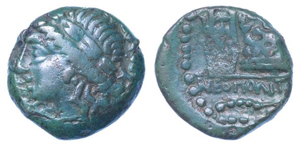 CAMPANIA - NEAPOLIS. Bronzo, 250-225 a.C.