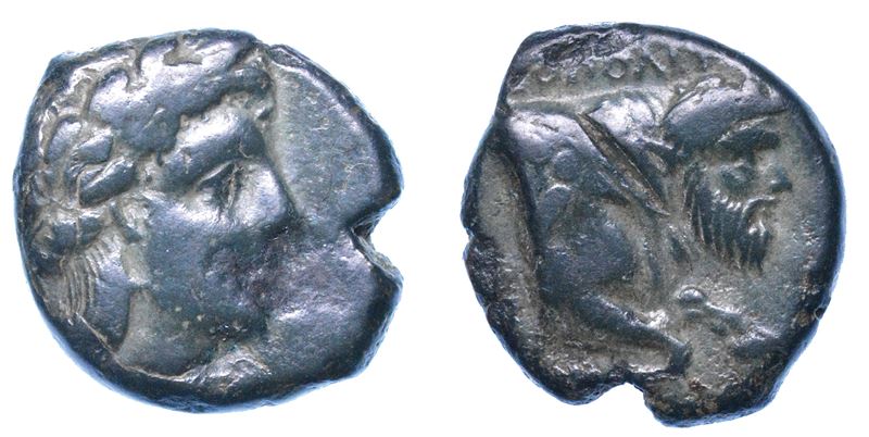 CAMPANIA - NEAPOLIS. Bronzo, 275-250 a.C.  - Asta Numismatica - I - Cambi Casa d'Aste