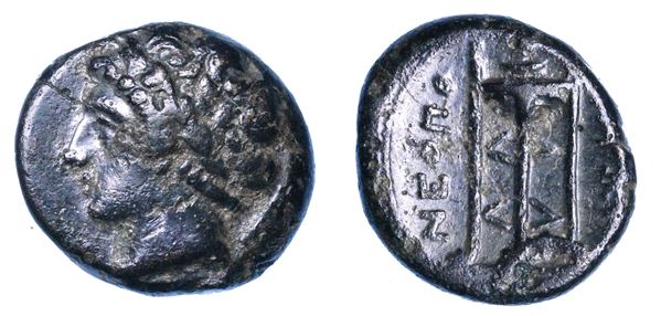 CAMPANIA - NEAPOLIS. Bronzo, 250-225 a.C.