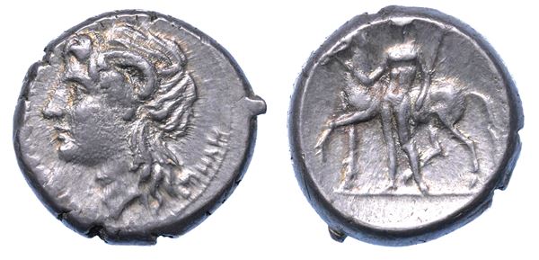 CAMPANIA - NUCERIA ALFATERNA. Didracma, 250-225 a.C.