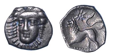 Campania - Phistelia. Obolo, 325-275 a.C.