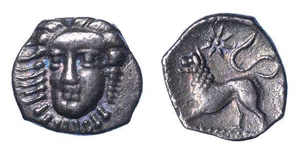 CAMPANIA - PHISTELIA. Obolo, 325-275 a.C.